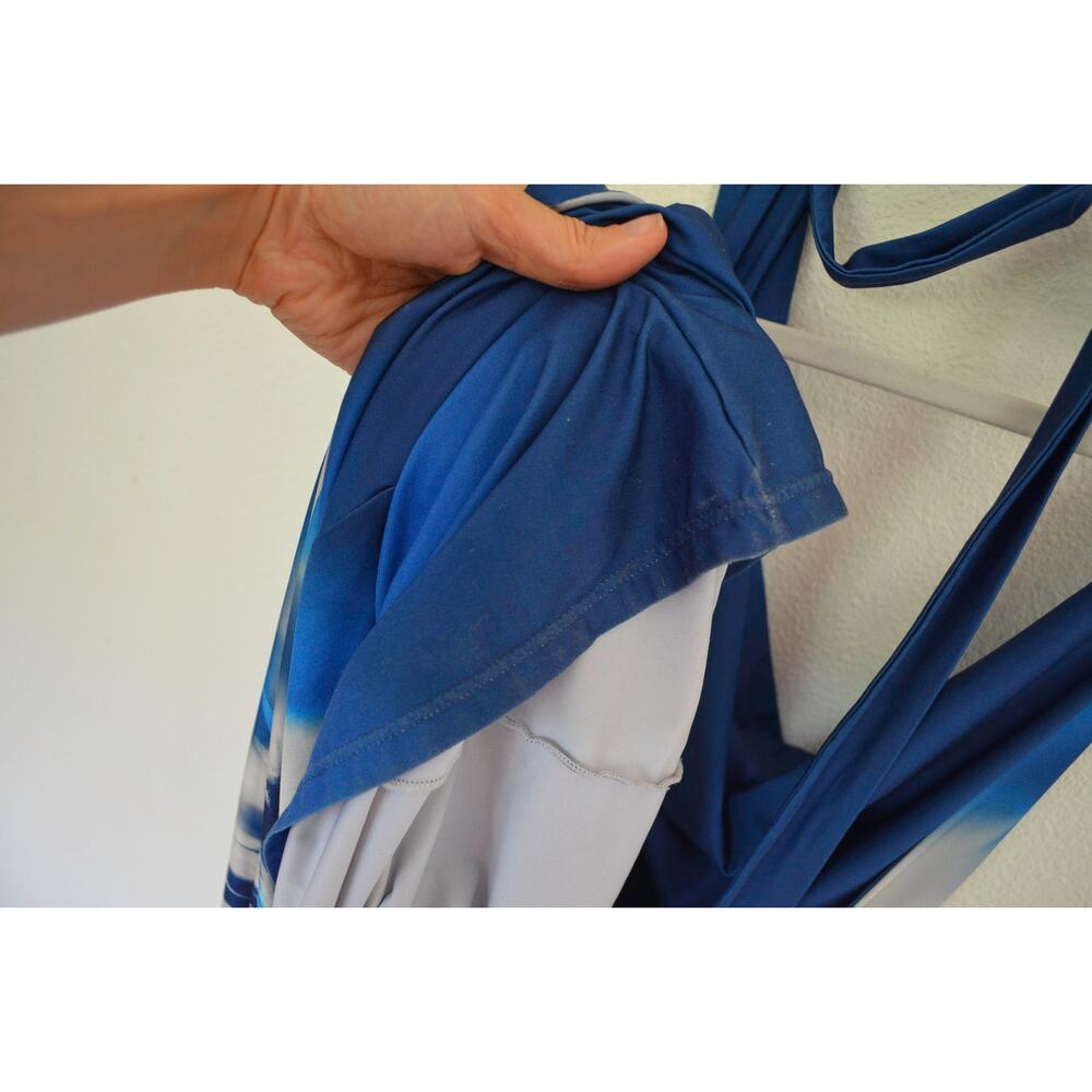 REVOLVE Especia Moonflower Blue Maxi Dress Size Medium - Picture 8 of 8